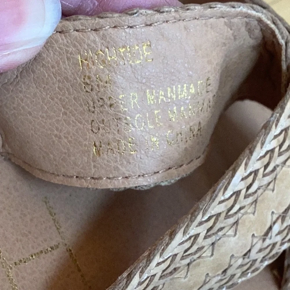 BEACH by Matisse hightide slide on sandals, espadrille flats. Women’s size 8